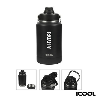 iCOOL Mariposa 64 oz. Double Wall Stainless Steel Jug w/ Bowl